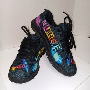 Nurse Heartbeat Sneaker. Women's Size 8